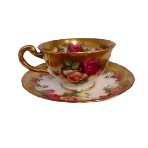 Royal Chelsea Rose Teacup & Saucer